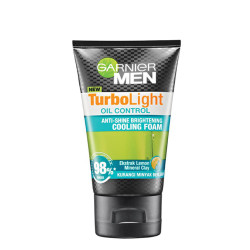GARNIER MEN TURBO LIGHT OIL CONTROL FACIAL FOAM 50