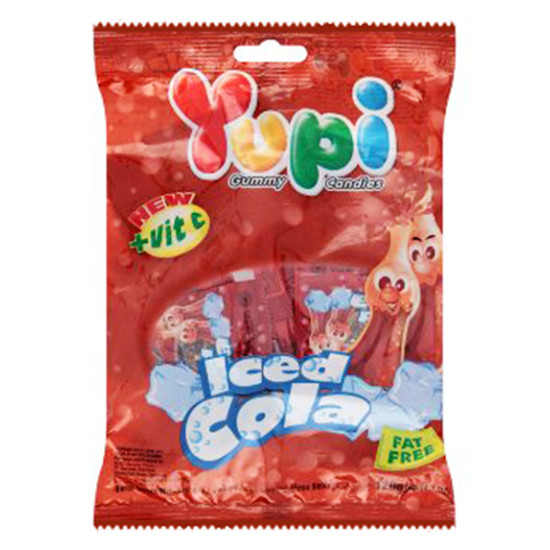 YUPI GUMMY CANDIES (COLA) 120GM