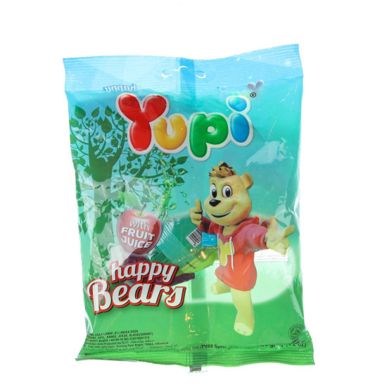 YUPI GUMMY CANDIES (HAPPY  BEAR) 120GM