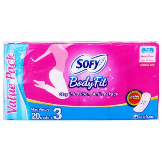 SOFY BODY FIT DAY MAXI 23CM 20'S*3