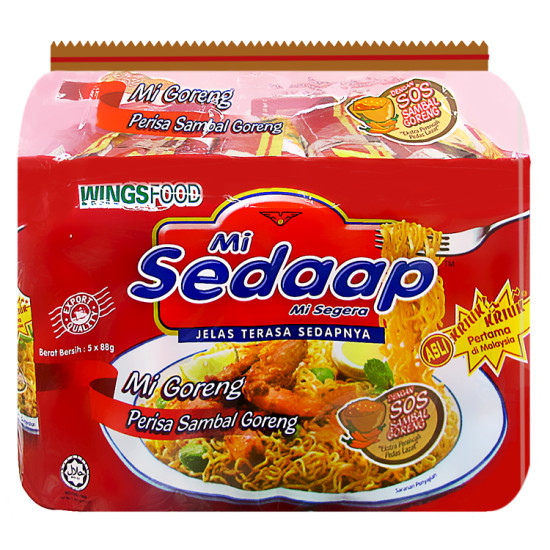 MI SEDAAP GORENG SAMBAL 88GM*5