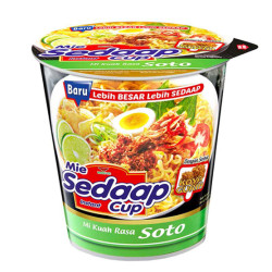 MI SEDAAP CUP SOTO 77GM MI SEDAAP CUP SOTO 77GM