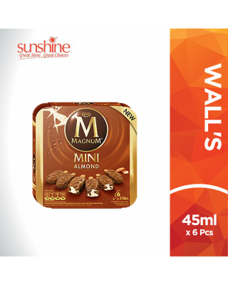 WALL'S MINI MAGNUM ALMOND 45ML*6