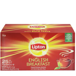 LIPTON HELIUM ENGLISH BREAKFAST 2GM*25 LIPTON HELIUM ENGLISH BREAKFAST 2GM*25