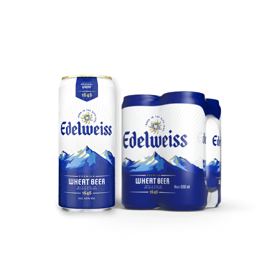 EDELWEISS WHEAT BEER 320ML*4