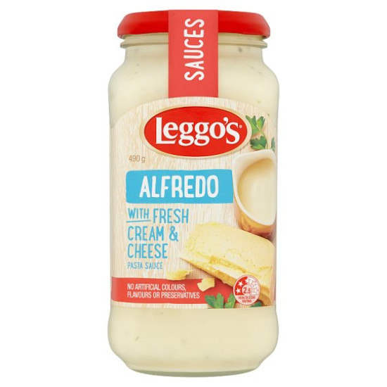 LEGGO'S ALFREDO PASTA SAUCE 490GM