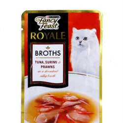 FANCY FEAST BROTHS TUNA SURIMY & PRAWNS 40GM FANCY FEAST BROTHS TUNA SURIMY & PRAWNS 40GM