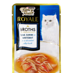 FANCY FEAST BROTHS TUNA SURIMI & WHITEBAIT 40GM FANCY FEAST BROTHS TUNA SURIMI & WHITEBAIT 40GM