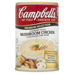 CAMPBELL'S COUNRTY STYLE MUSHROOM CHICKEN 300GM CAMPBELL'S COUNRTY STYLE MUSHROOM CHICKEN 300GM