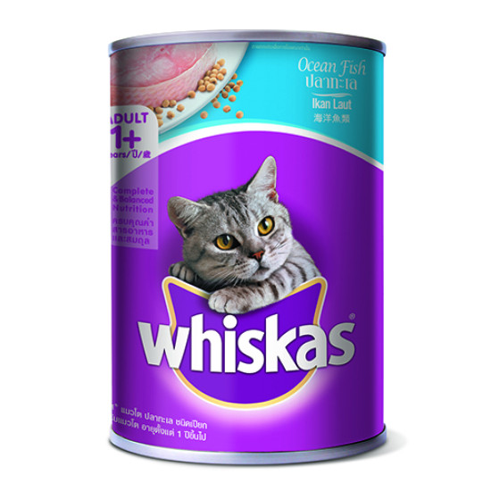 WHISKAS (CAN) OCEAN FISH 400G