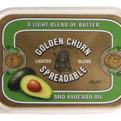 GOLDEN CHURN AVACADO TUB BUTTER 200G