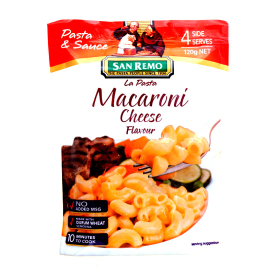 SAN REMO LA PASTA MACARONI CHEESE 120GM