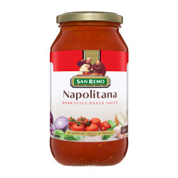 SAN REMO NAPOLITANA PASTA SAUCE 500GM SAN REMO NAPOLITANA PASTA SAUCE 500GM