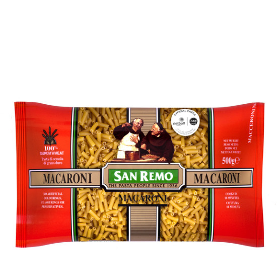 SAN REMO MACARONI NO.38 500GM