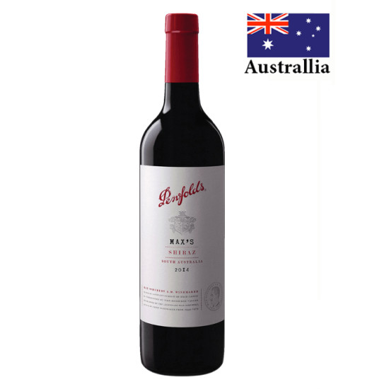 PENFOLDS MAX SHIRAZ 750ML + 1 GLASS PACK