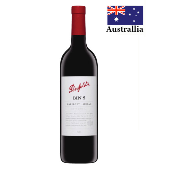 PENFOLDS BIN 8 CABERNET SHIRAZ 750ML