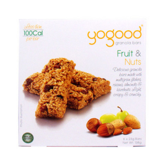 YOGOOD FRUIT & NUTS GRANOLA BAR 23GM*6