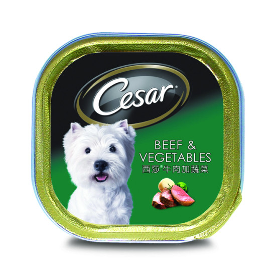 CESAR BEEF & VEGETABLE 100G