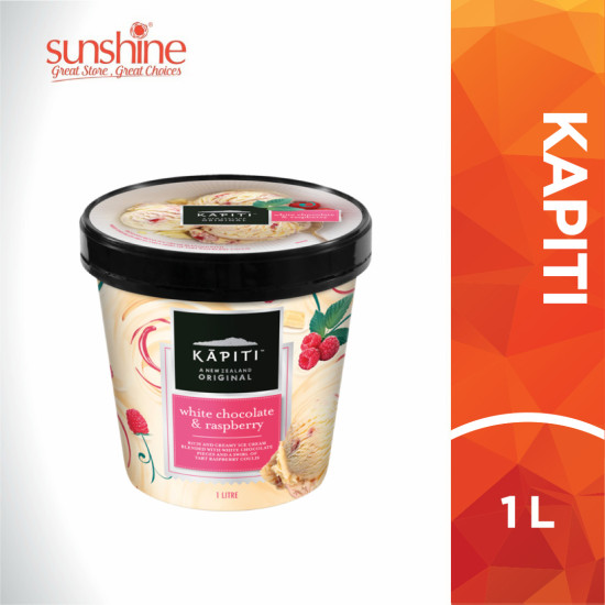 KAPITI WHITE CHOCOLATE & RESPBERRY 1L