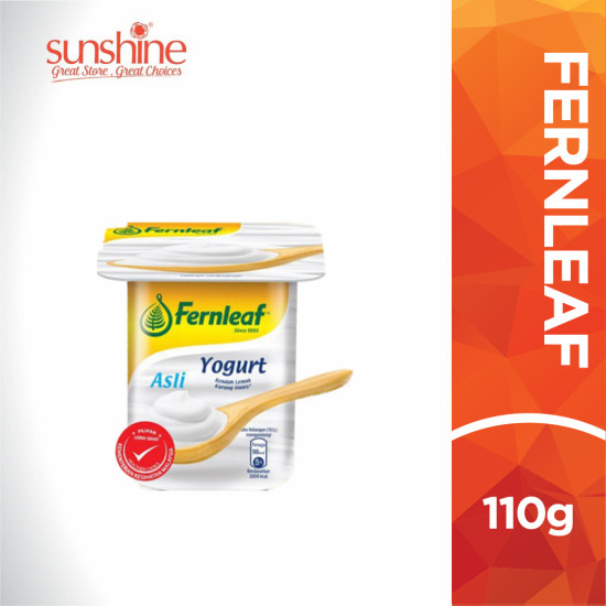 FERNLEAF YOGURT NATURAL 110G