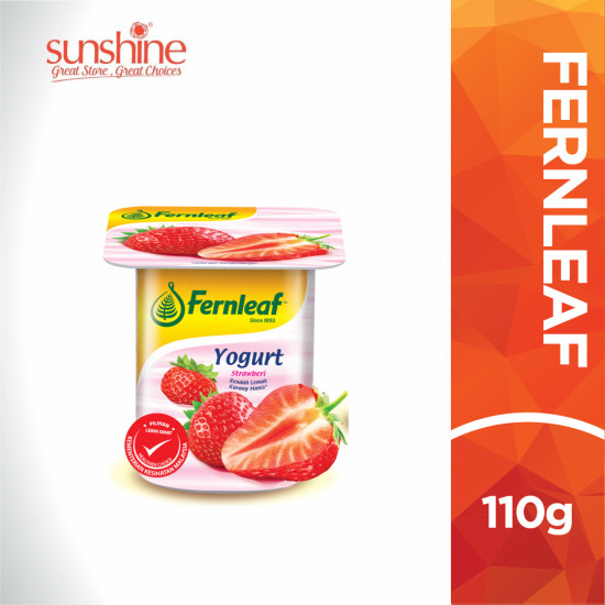 FERNLEAF YOGURT STRAWBERRY 110G