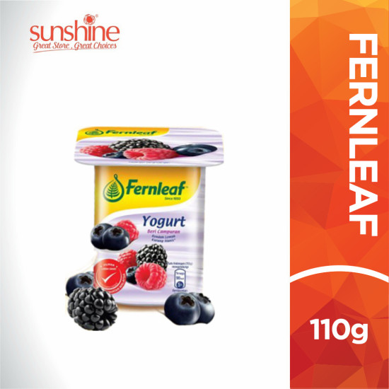 FERNLEAF YOGURT MIXED BERRY 110G