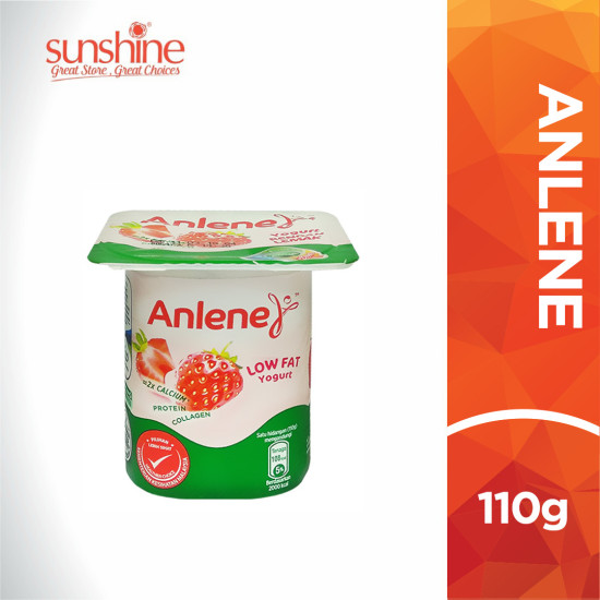 ANLENE LOW FAT YOGURT STRAWBERRY 110G