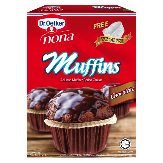 NONA CHOCOLATE MUFFINS 425G