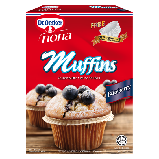 NONA MUFFINS BLUEBERRY 425G