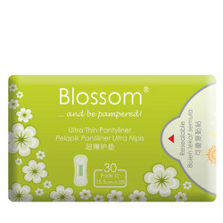 BLOSSOM PANTYLINER ULTRA THIN WG 30'S BLOSSOM PANTYLINER ULTRA THIN WG 30'S