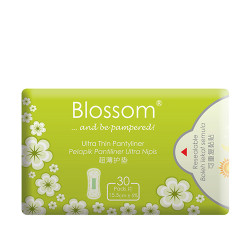 BLOSSOM PANTYLINER ULTRA THIN WG 30'S BLOSSOM PANTYLINER ULTRA THIN WG 30'S