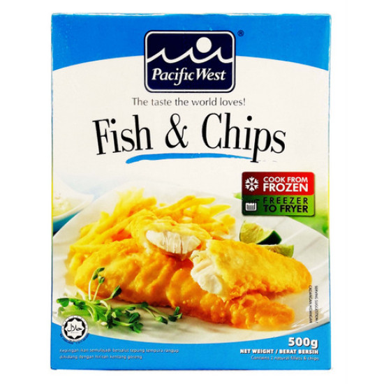 PACIFIC WEST FISH & CHIPS 500G