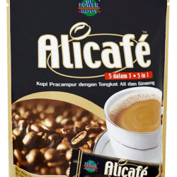 POWER ROOT ALICAFE TONGKAT ALI GINSENG 5IN1 30GM*20 POWER ROOT ALICAFE TONGKAT ALI GINSENG 5IN1 30GM*20