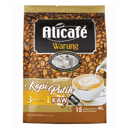 ALICAFE WARUNG KOPI PUTIH RICH 40GM*15'S