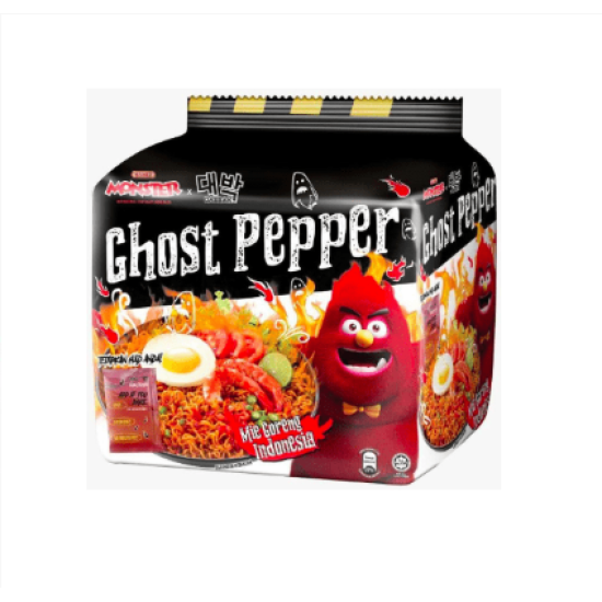 MAMEE MONSTER GHOST PEPPER MI GORENG 121GM*4