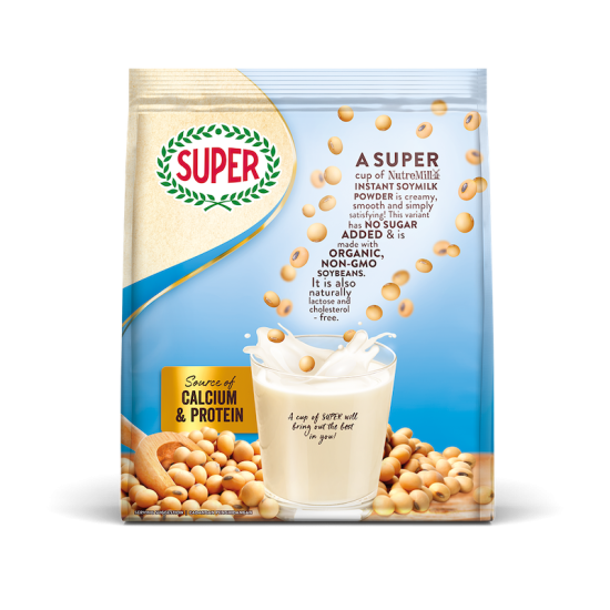 SUPER NUTREMILL SOYMILK NO SUGAR ADDED 35GM*15