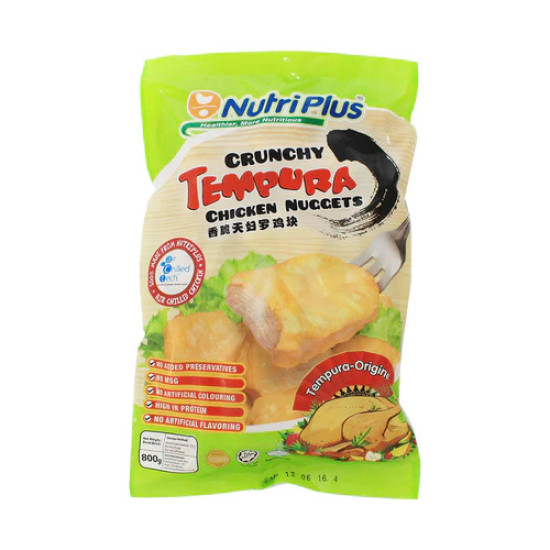 NUTRIPLUS CRUNCHY TEMPURA CHICKEN NUGGETS ORIGINAL