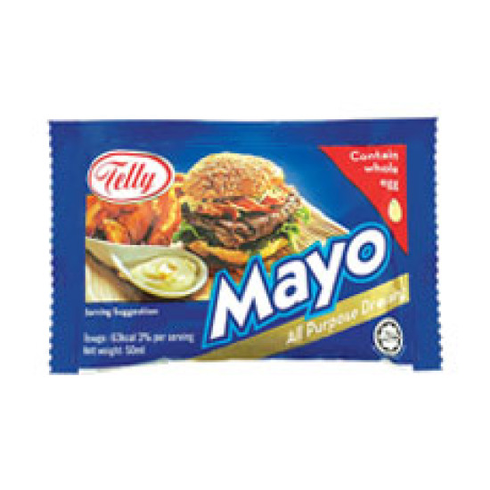 TELLY ALL PURPOSE MAYO SACHET 50ML