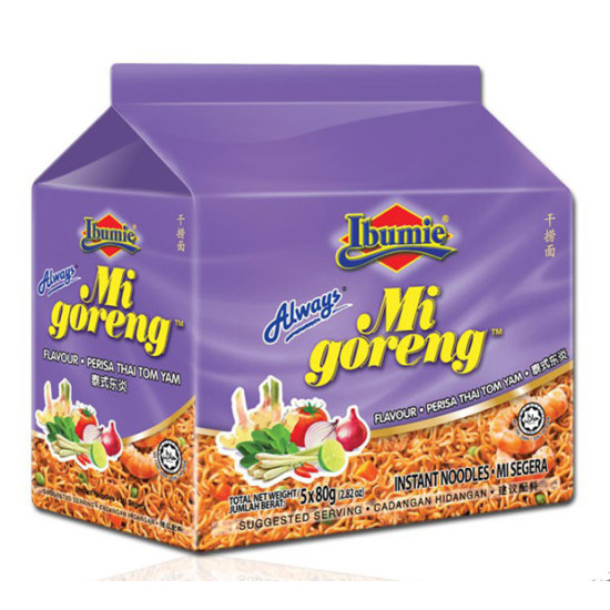 IBUMIE MI GORENG TOM YAM 80GM*5