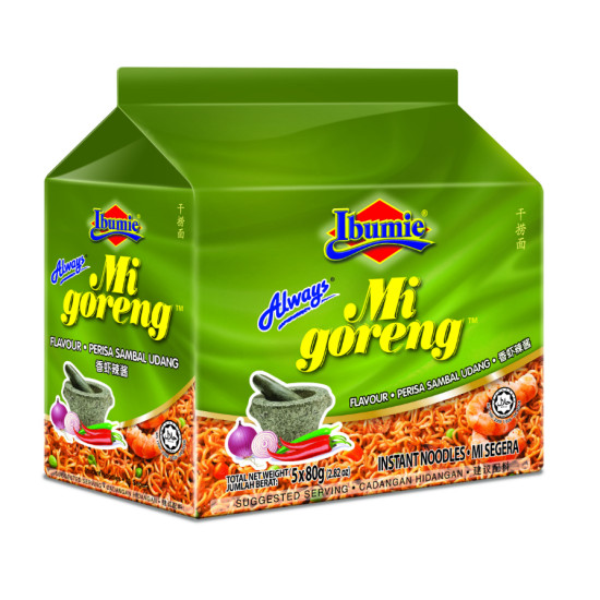 IBUMIE MI GORENG SAMBAL UDANG 80GM*5