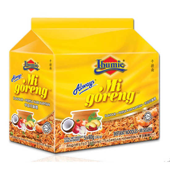 IBUMIE MI GORENG KARI KAPITAN 80GM*5