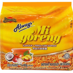 IBUMIE MI GORENG KARI KAPITAN 80GM*5 IBUMIE MI GORENG KARI KAPITAN 80GM*5