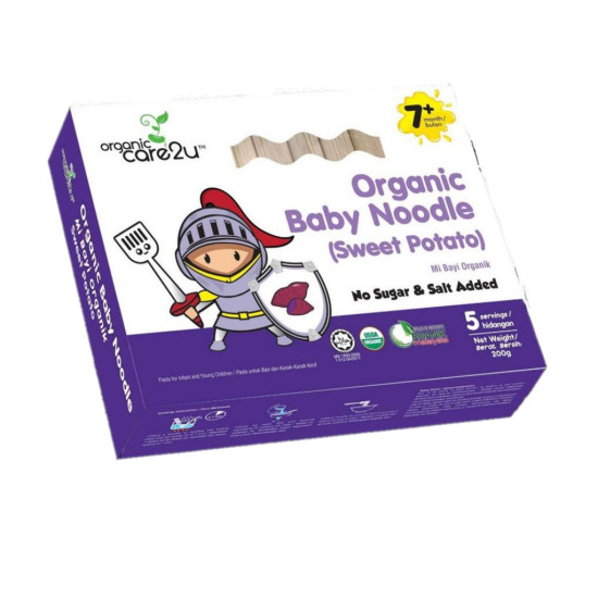 ORGANIC CARE2U BABY NOODLE SWEET POTATO 200G