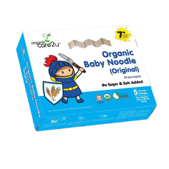 ORGANIC CARE2U BABY NOODLE ORIGINAL 200G