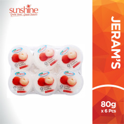 JERAM LYCHEE PUDDING 80GM*6 JERAM LYCHEE PUDDING 80GM*6