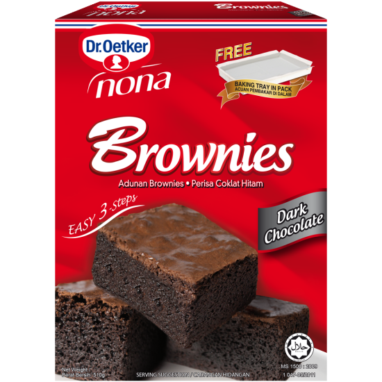 NONA BROWNIES DARK CHOCOLATE 510GM