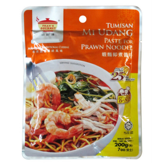 TEAN'S GOURMET PRAWN NOODLE PASTE 200G