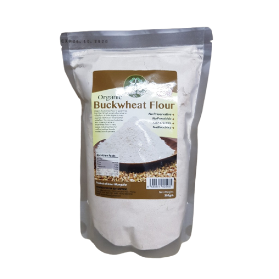 EARTH GIFT ORGANIC BUCKWHEAT FLOUR 500G