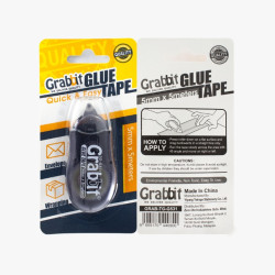GRABBIT GLUE TAPE 5MMx5M GRABBIT GLUE TAPE 5MMx5M