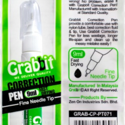 GRABBIT CORRECTION PEN 9ML 1PCS GRABBIT CORRECTION PEN 9ML 1PCS